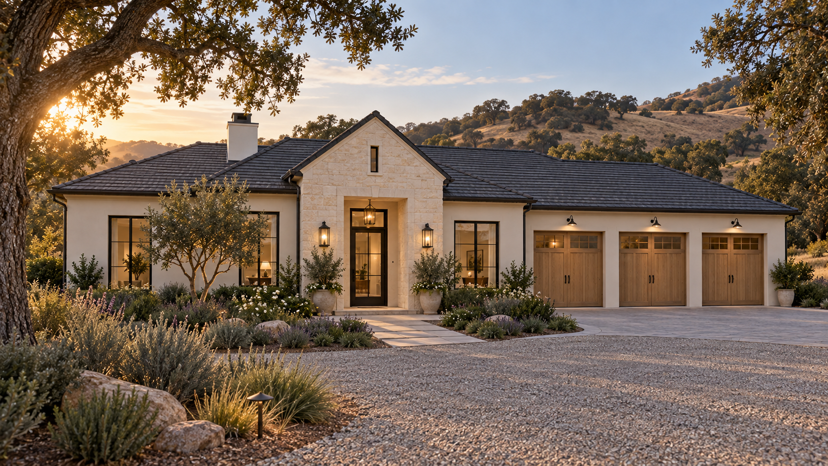 Option 2 Refined Retreat front elevation