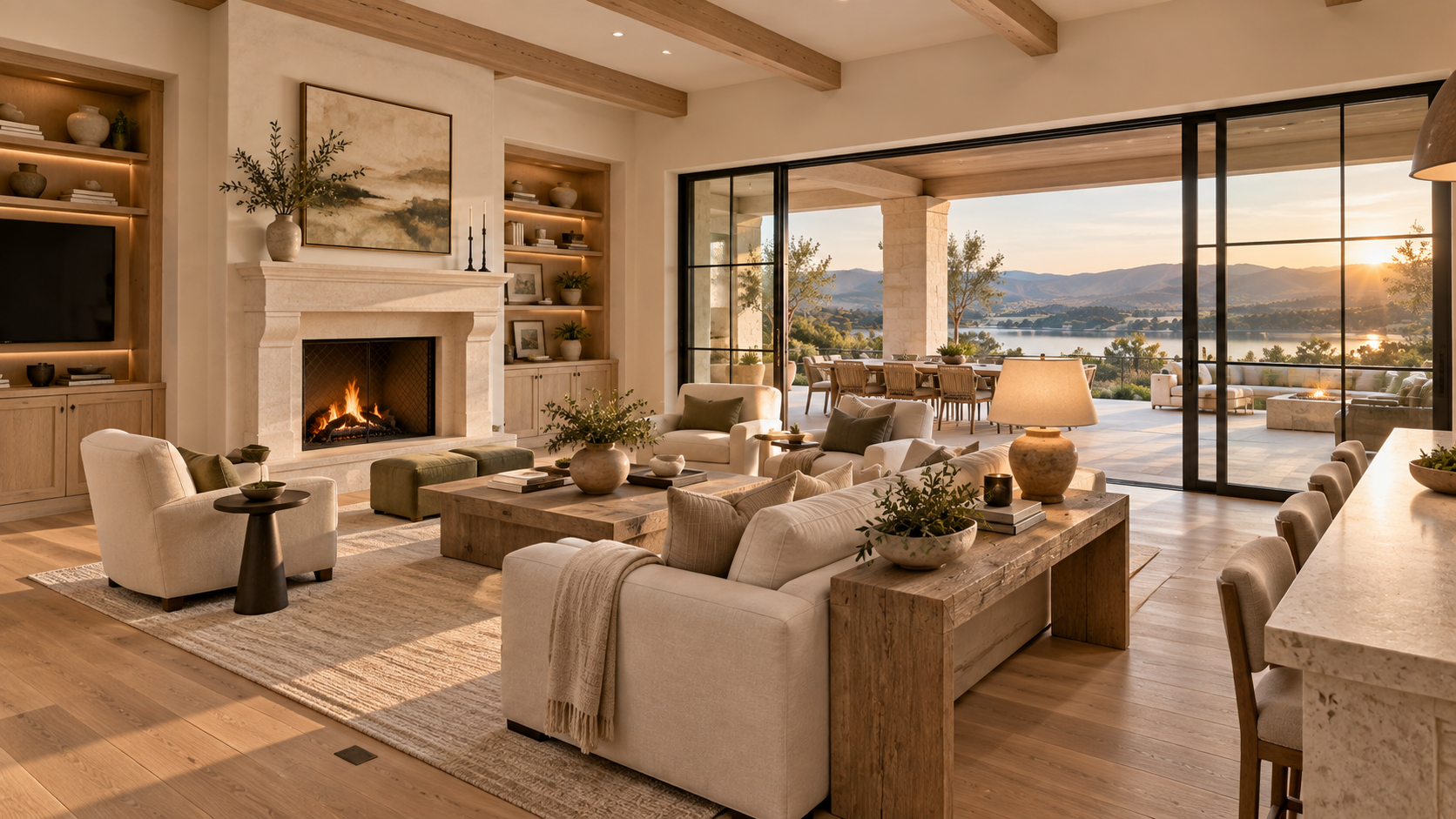 Great room rendering