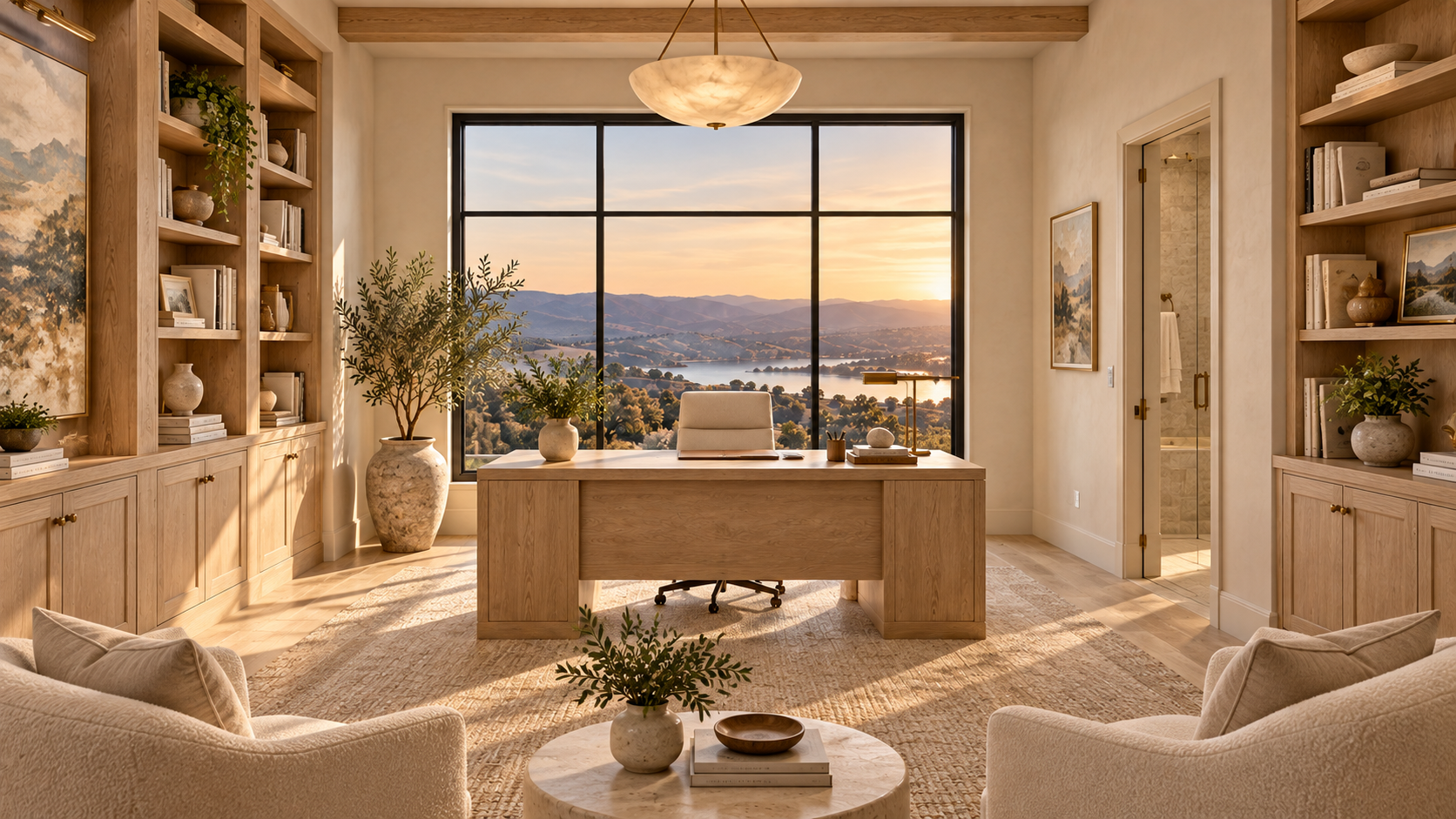 Owner office rendering